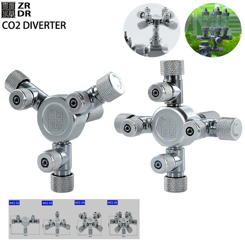 ZRDR – séparateur de CO2 multicanal pour aquarium, distributeur en métal, régulateur de CO2, accesso