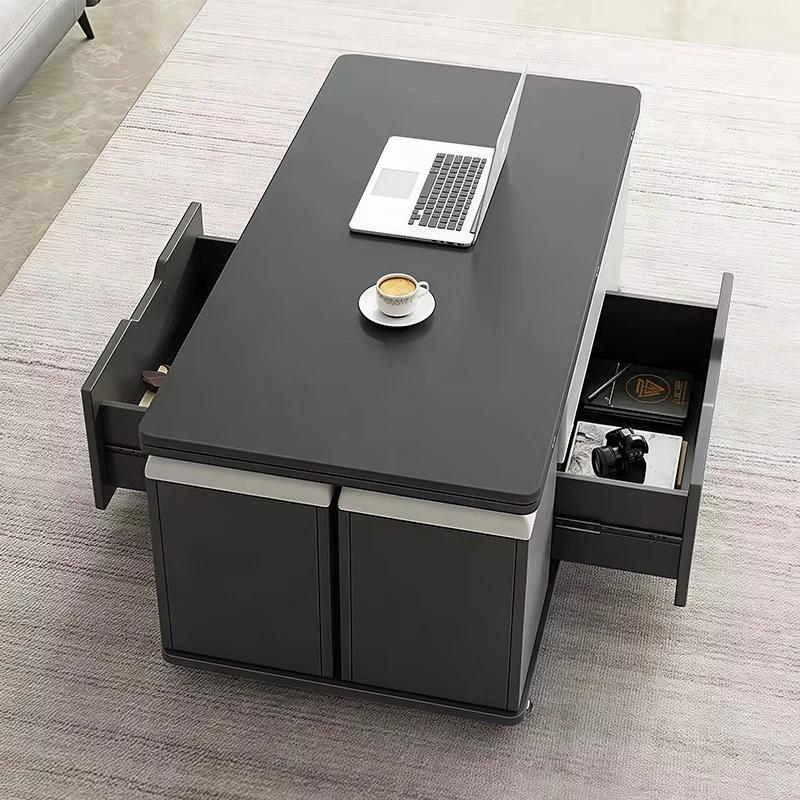 Bureau Texture lisse panneau ferme couleur douce Base solide forme pratique configuration de travail