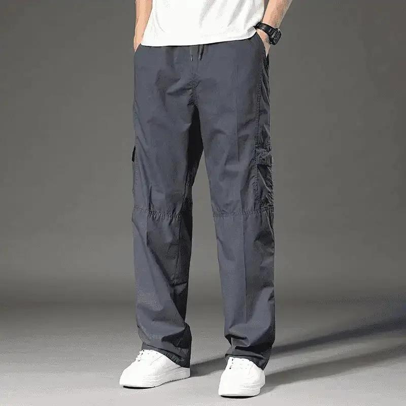 Pantalon de travail américain haut de gamme pour homme – Tendance estivale décontractée, polyvalent,
