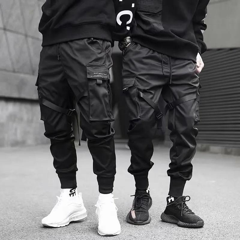 2025 hommes Multi poche pansement tactique technique vêtements pantalons de travail hommes Harajuku 
