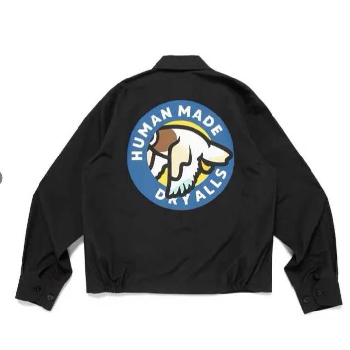 Veste de travail unisexe Humanmade avec imprimé canard volant, fermeture éclair, nouveau style