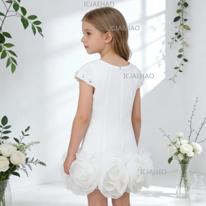 Nouvelle Robe de Princesse en Coton à Couche d'Air pour Filles 2026 – Tenue Élégante pour Enfants, I