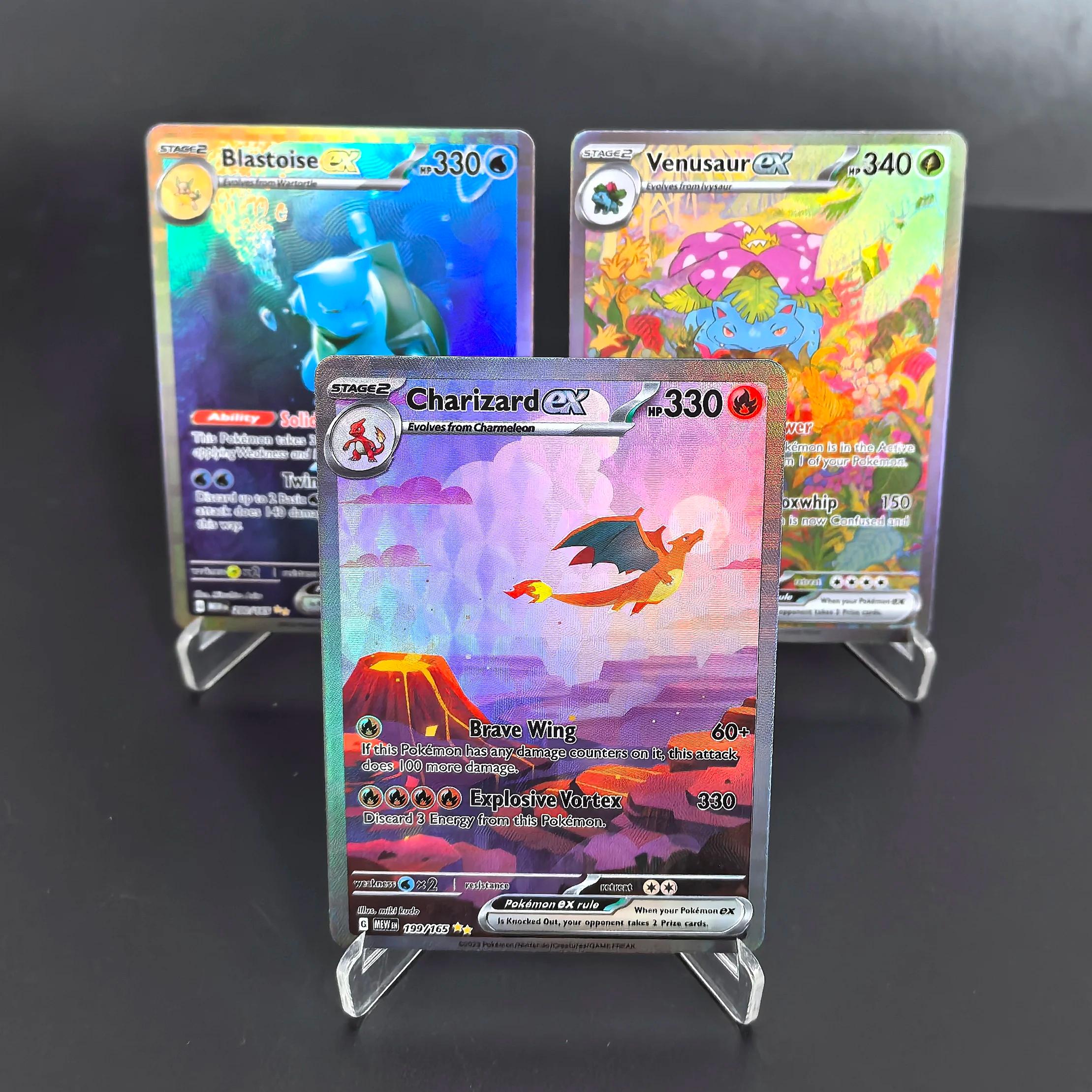 PTCG Pokemon cartes de Collection Pikachu Umbreon Gengar Latias GX EX V MAX RARE auto-fait cartes si