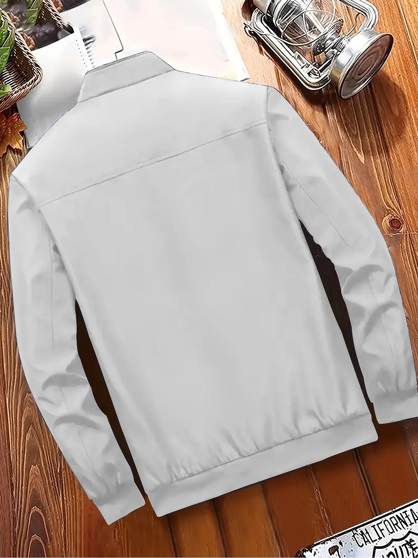 Veste grande taille pour hommes, manteau grande taille décontracté, veste fine de printemps et d'aut