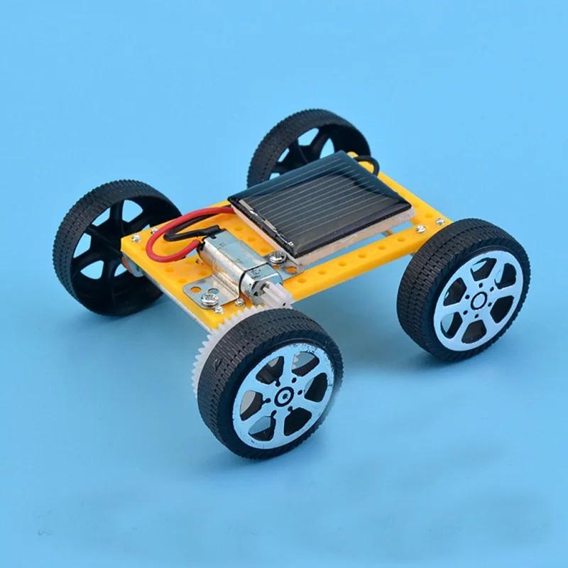 Jouet de voiture solaire pour enfants, Mini Kit de voiture à énergie assemblée, jouets éducatifs STE