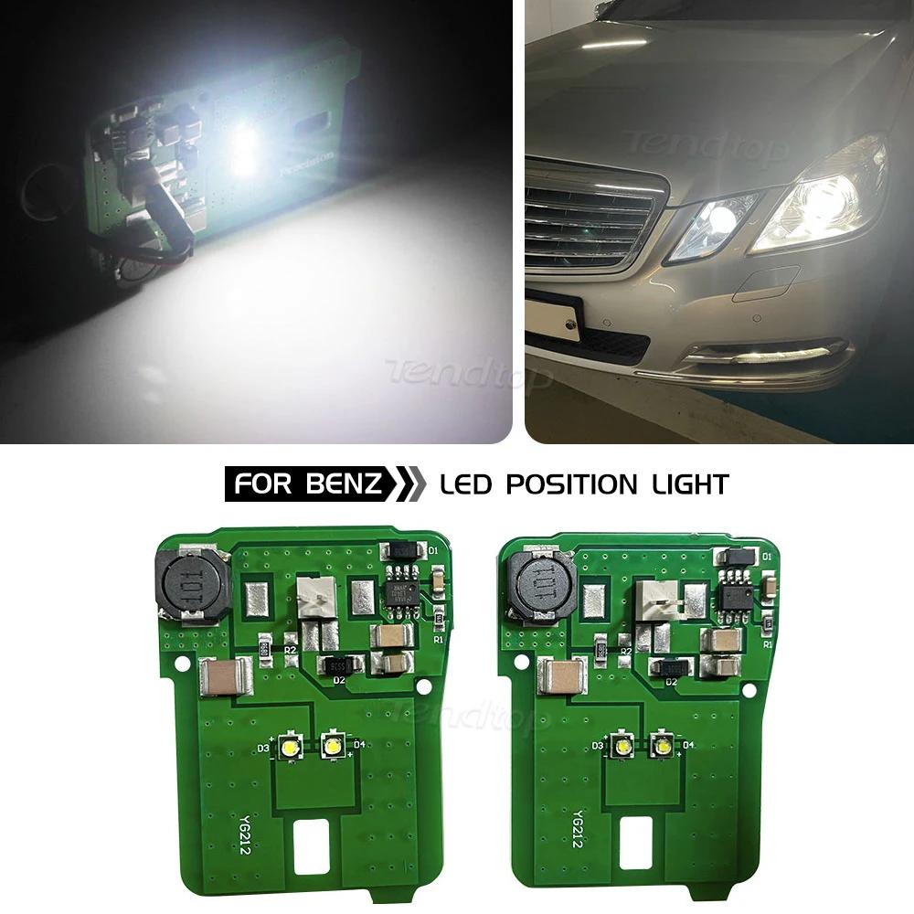 Xenon blanc LED Position de stationnement phares circuits imprimés lampe pour Mercedes Benz classe E