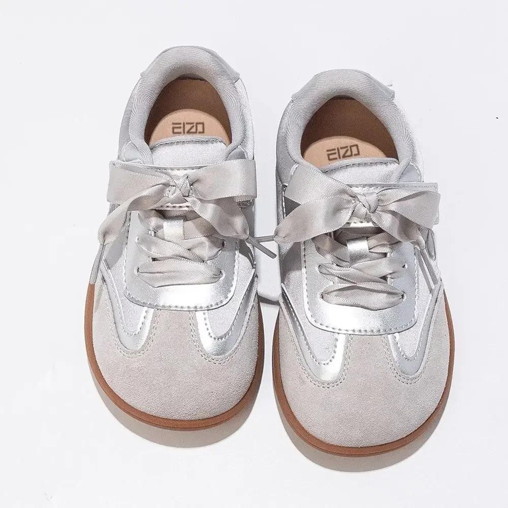 Chaussures de planche enfants or décontractées - Baskets souples bébé garçons filles 2025