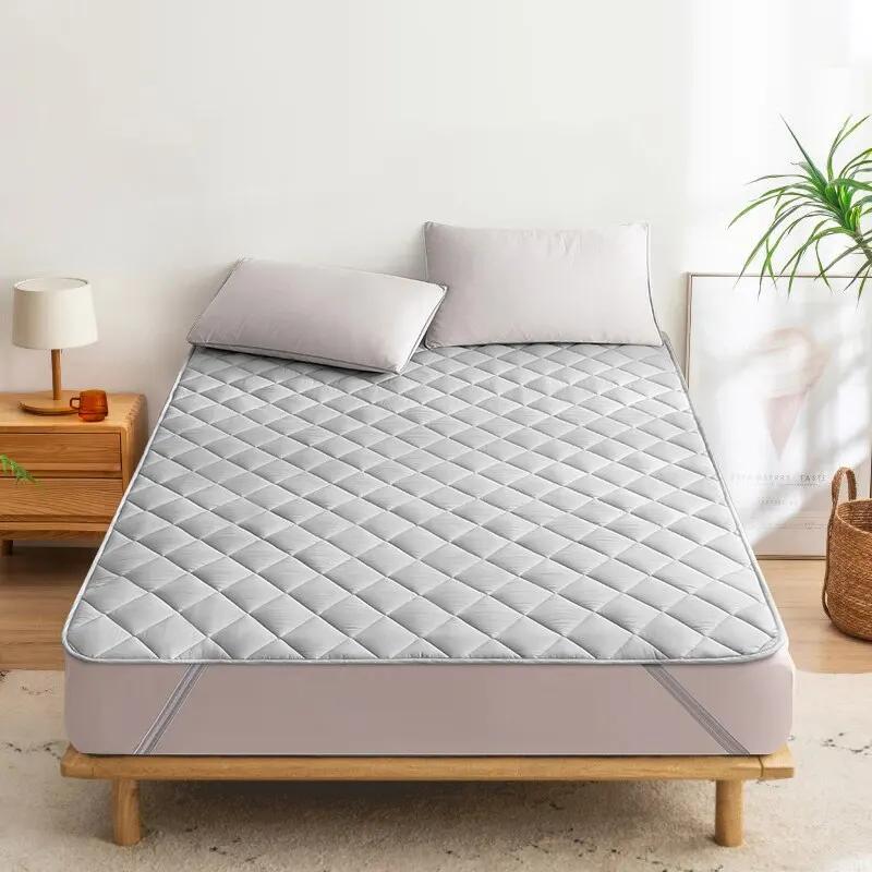 Protège-matelas à ultrasons, housse lavable avec bande élastique