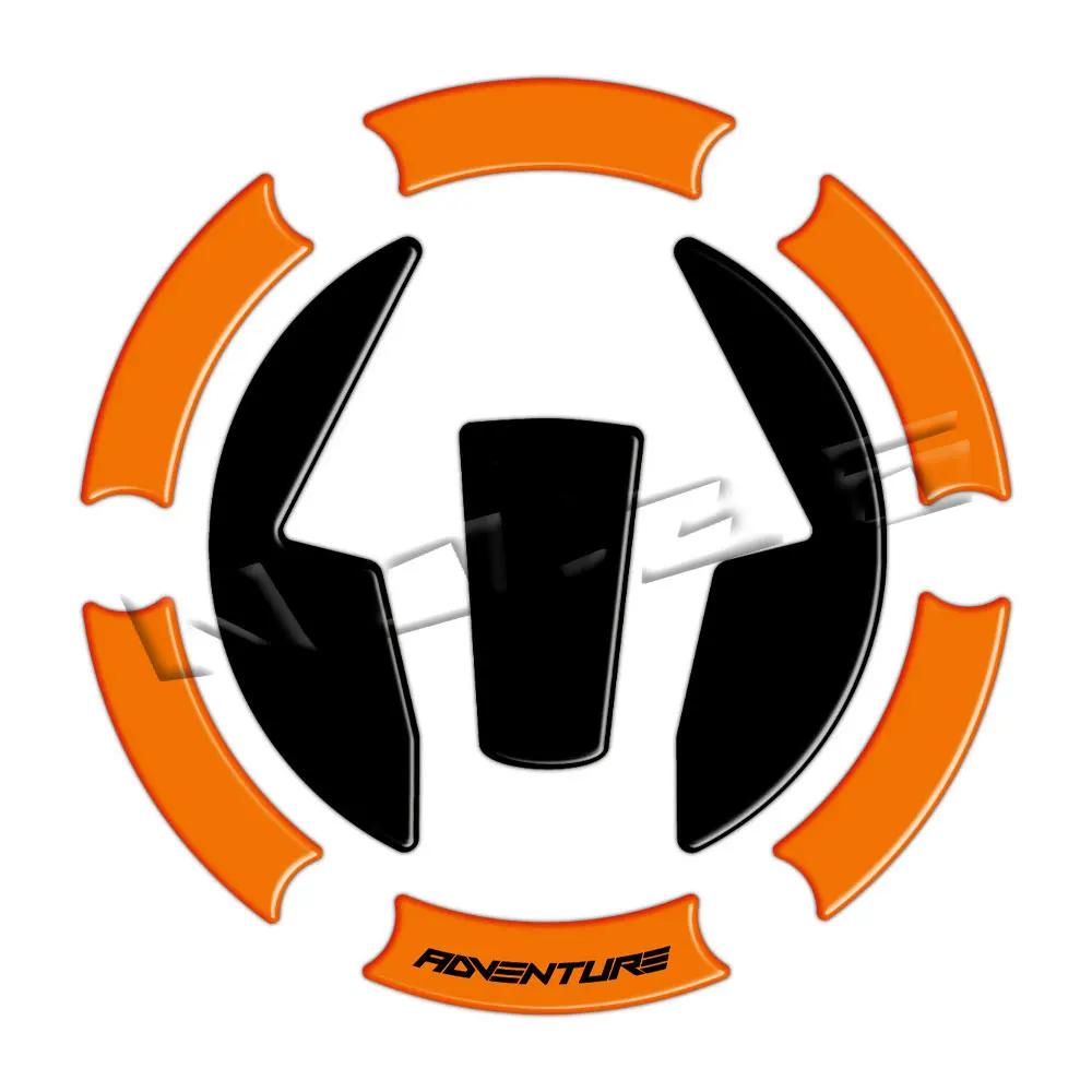 Autocollant 3D pour bouchon de réservoir de moto, Protection des gaz, en Fiber de carbone, accessoir