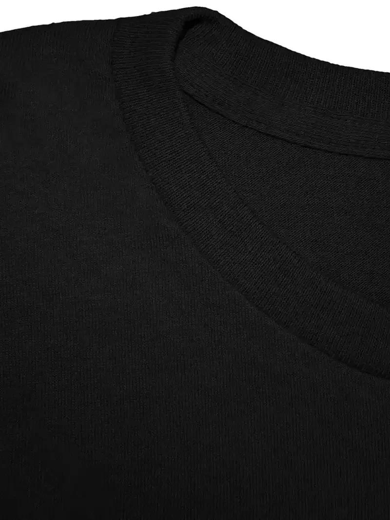 2026 haute qualité pur coton 2025 tendance col rond T-shirt à manches courtes été nouveau polyvalent