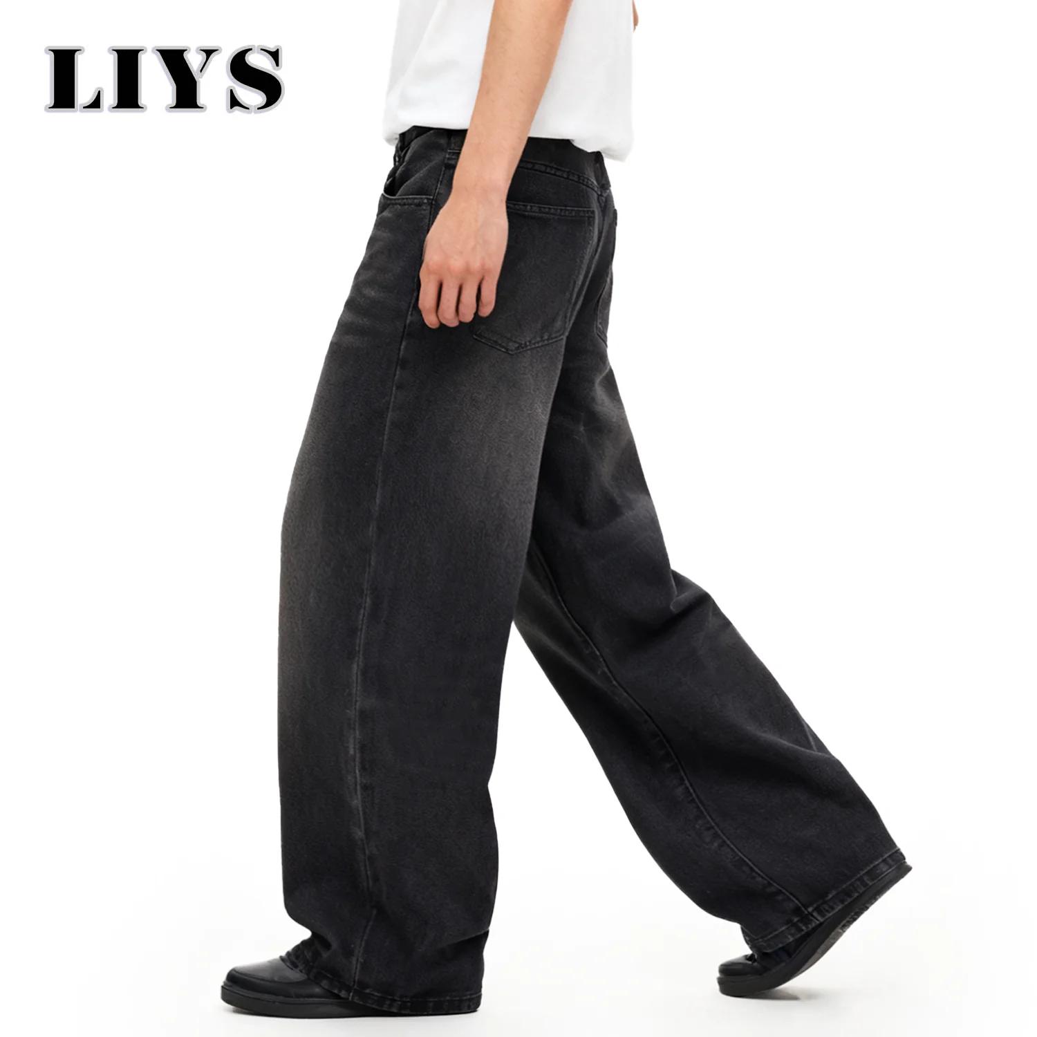 Jean quatre saisons pour hommes Version coréenne étudiant pantalon décontracté américain rétro gris 