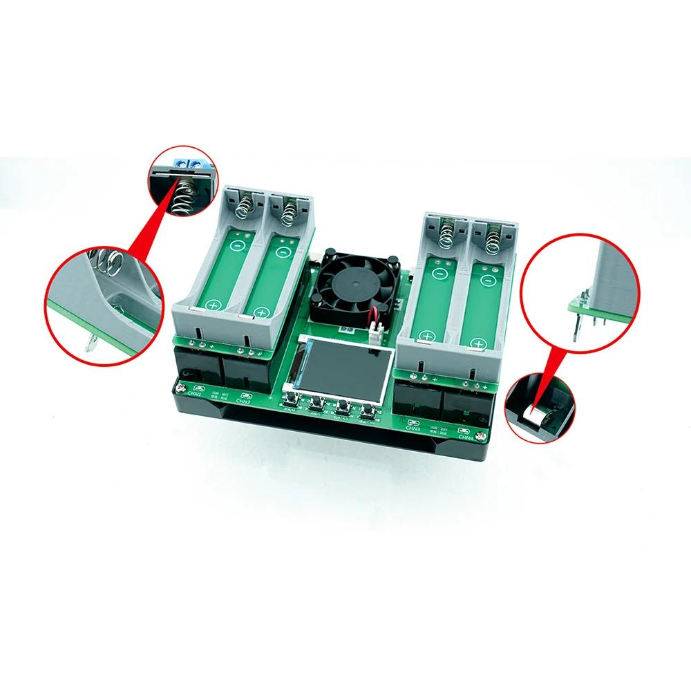 Testeur de capacité de batterie type-c à 4 canaux, affichage LCD, Module de détection de batterie nu