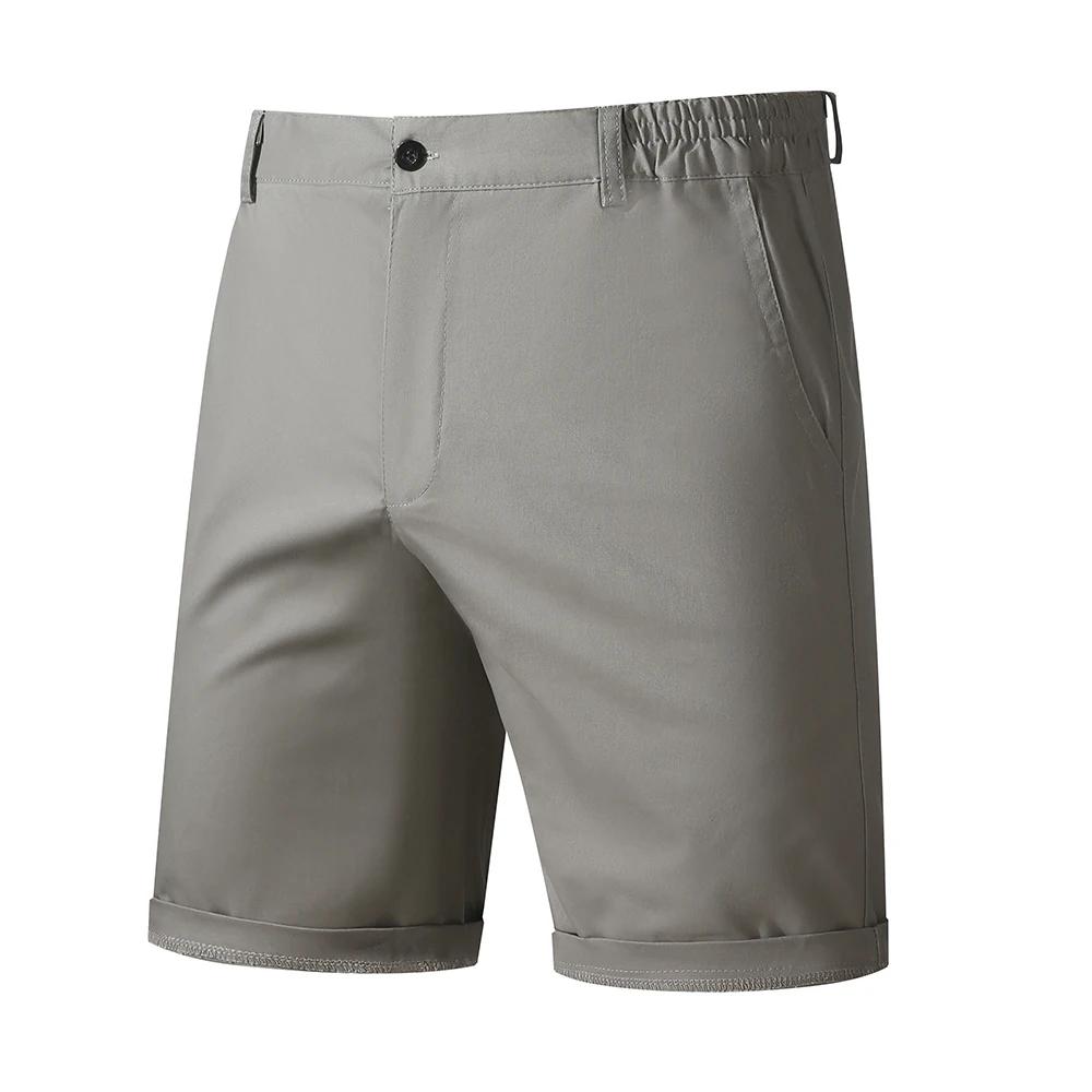 Shorts pour hommes 100% coton, couleur unie, de haute qualité, pour l'été, plage, décontractés, mode