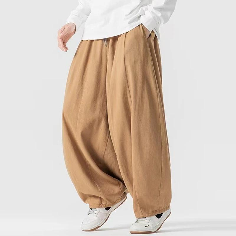Pantalon Harem Décontracté Homme Grande Taille Nouvelle Collection Printemps 2026 Style Simple Stree