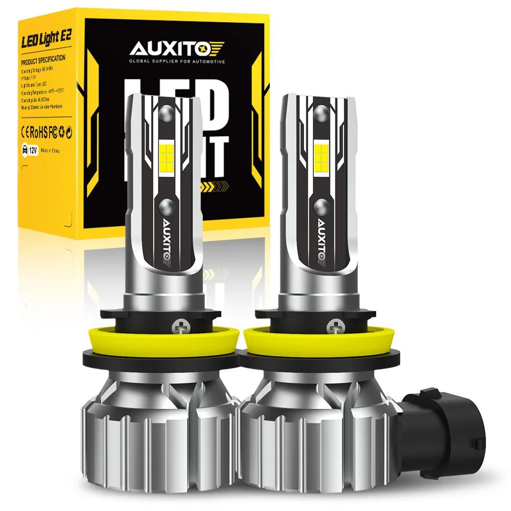 AUXITO 2 pièces H8 H11 LED ampoule antibrouillard phare de voiture H16JP HB4 9006 9005 HB3 lampe à L