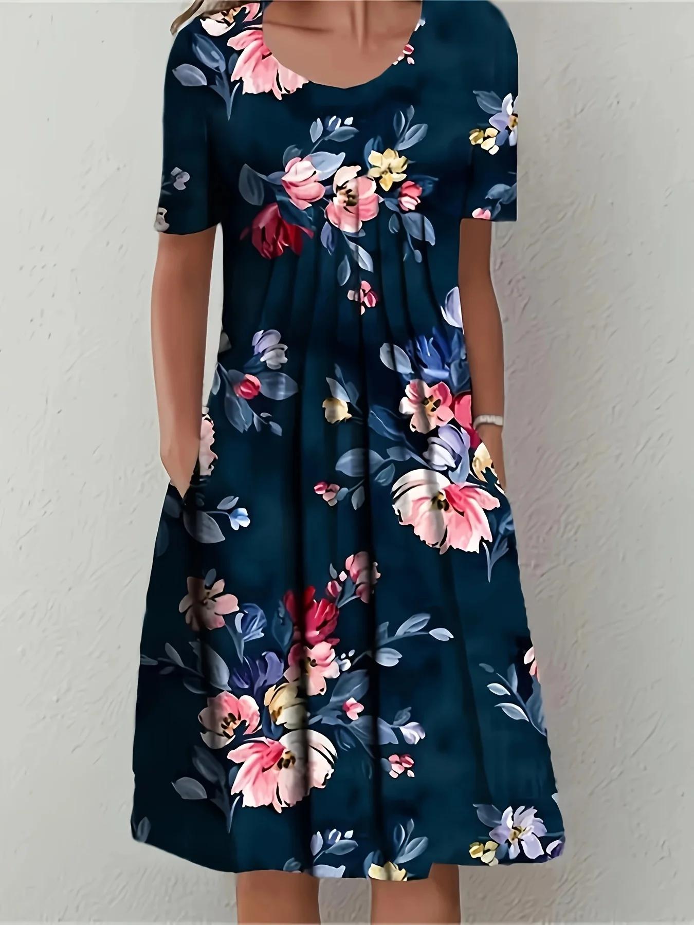Grande taille mode femmes élégantes robe ample tenue décontractée femmes robe nouveau tempérament