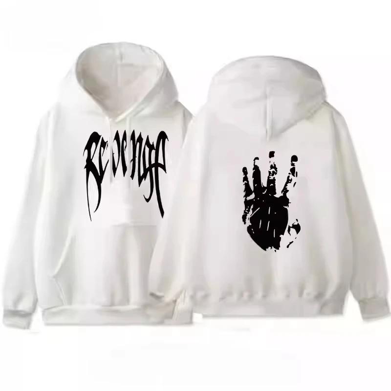 Sweat à capuche unisexe cool hip hop pull terreur Karl métal pull polaire sweat à capuche pour homme