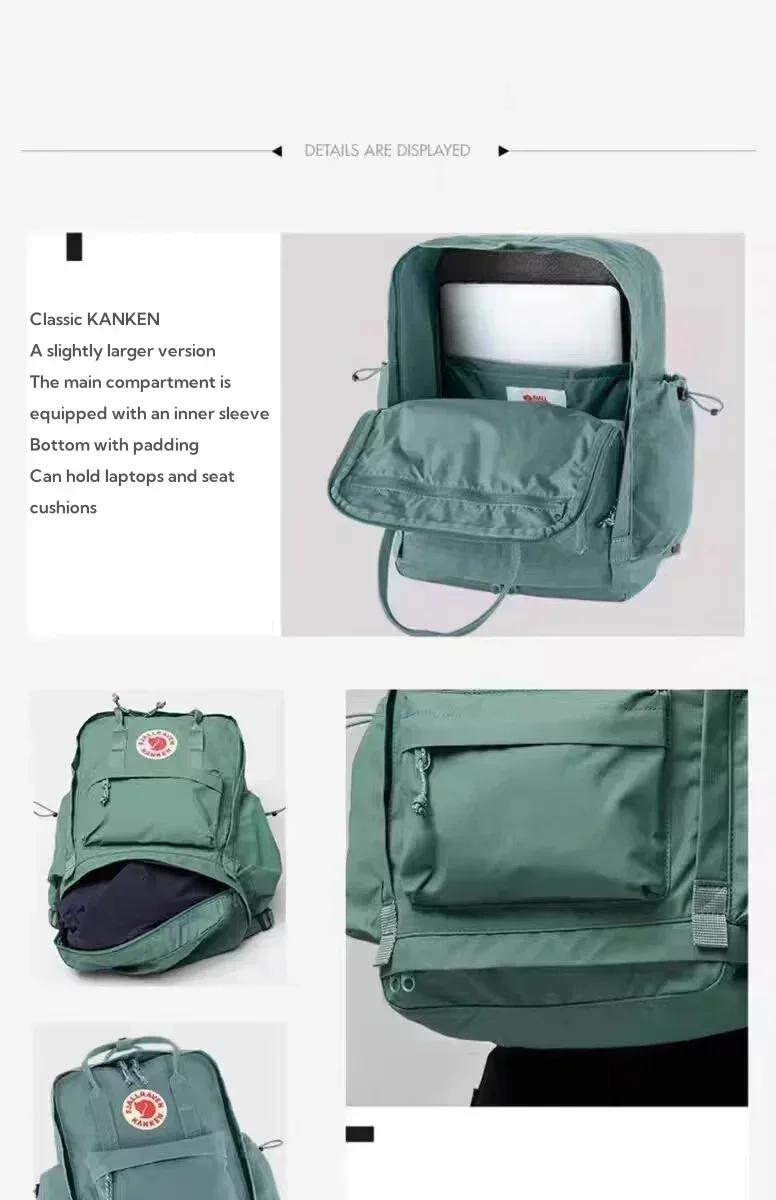 Fjallraven Sac à dos classique Outlong de grande capacité pour hommes et femmes, sac multifonctionne