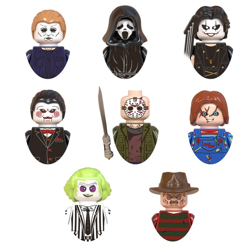 Figurines thème d'horreur d'halloween, tueur de Hil silencieux, poupées de jeu pour enfants, poupées