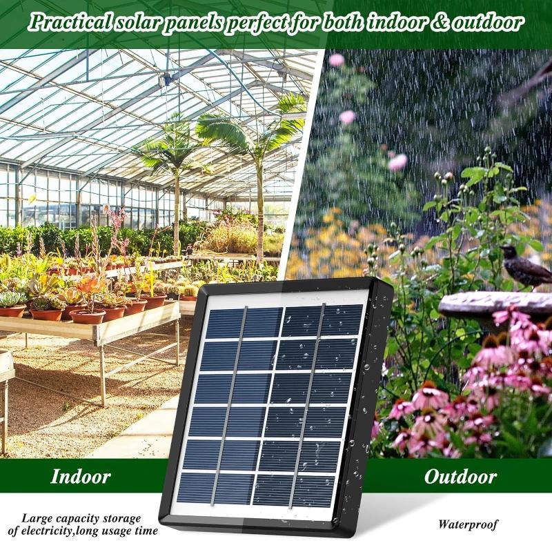 Kit d'irrigation goutte à goutte pour plantes en pot, système solaire pour jardin, système d'arrosag