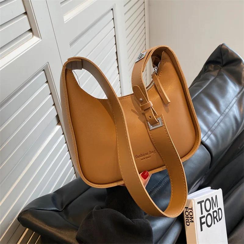 Sac sous les bras polyvalent pour femme, sac décontracté Bergame, initié, marée, mode haut de gamme,