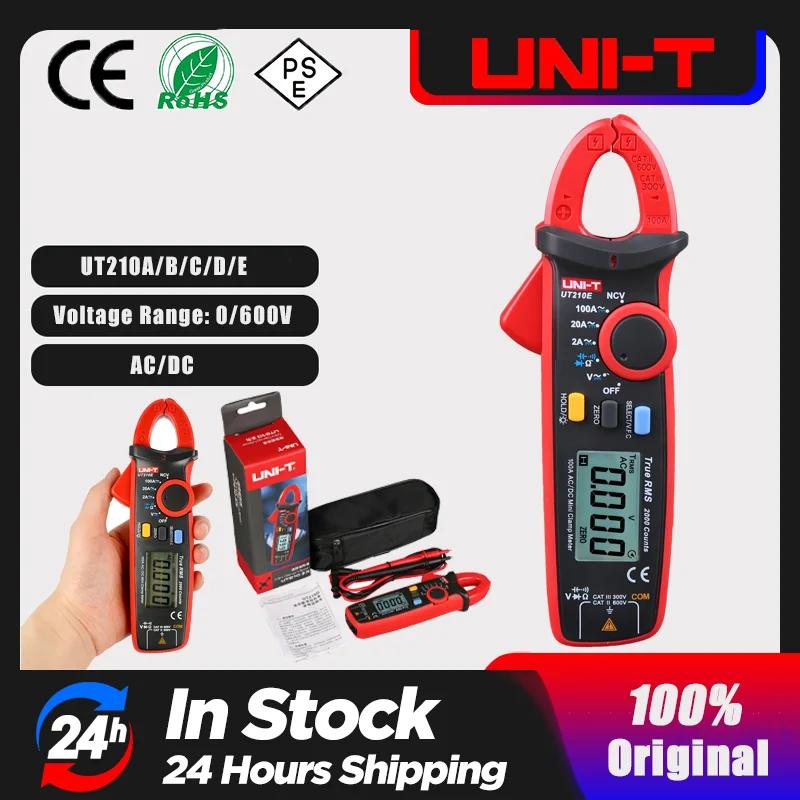 UNI-T UT210E Mini pince multimètre de courant numérique AC DC voltmètre de tension 100A ampèremètre 