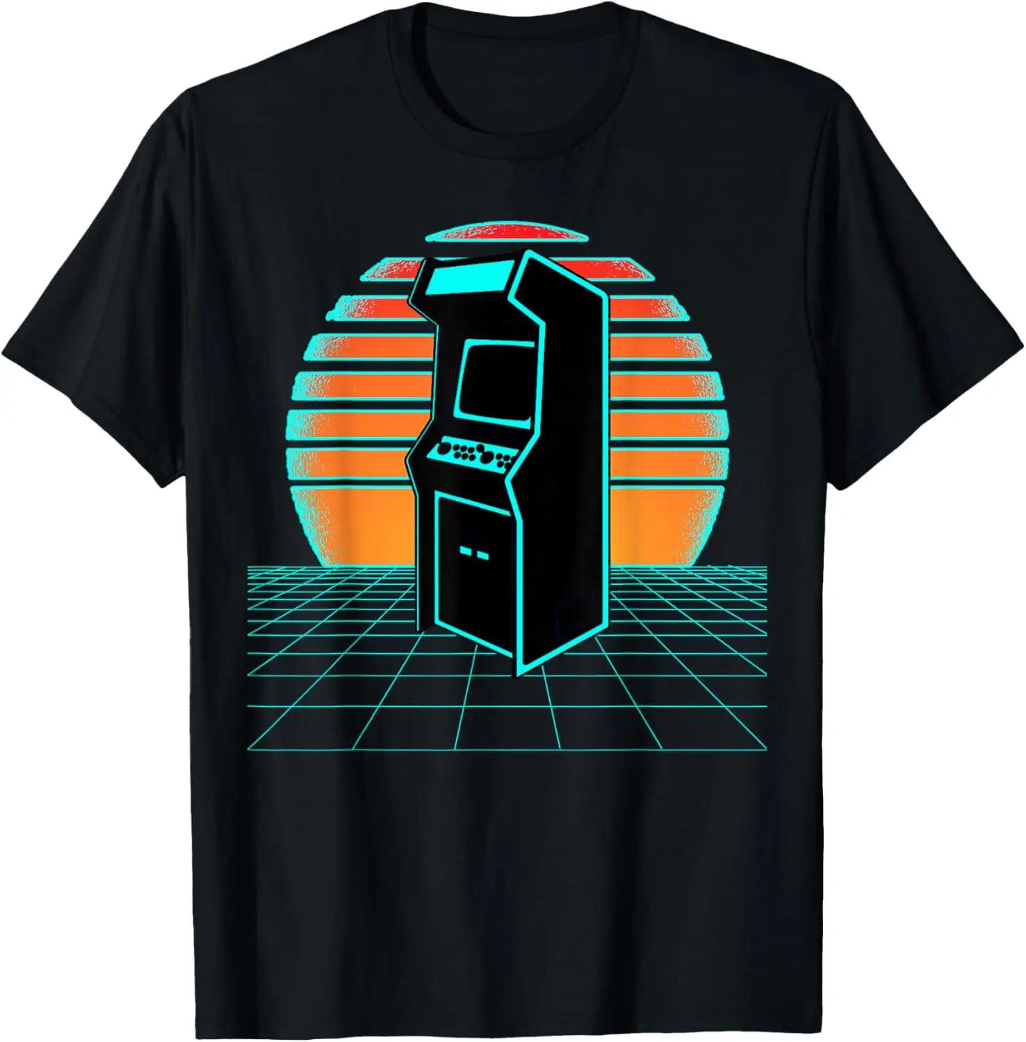 80s 90s jeu vidéo rétro Vintage classique Arcade T-Shirt Streetwear hommes vêtements Vintage T-Shirt