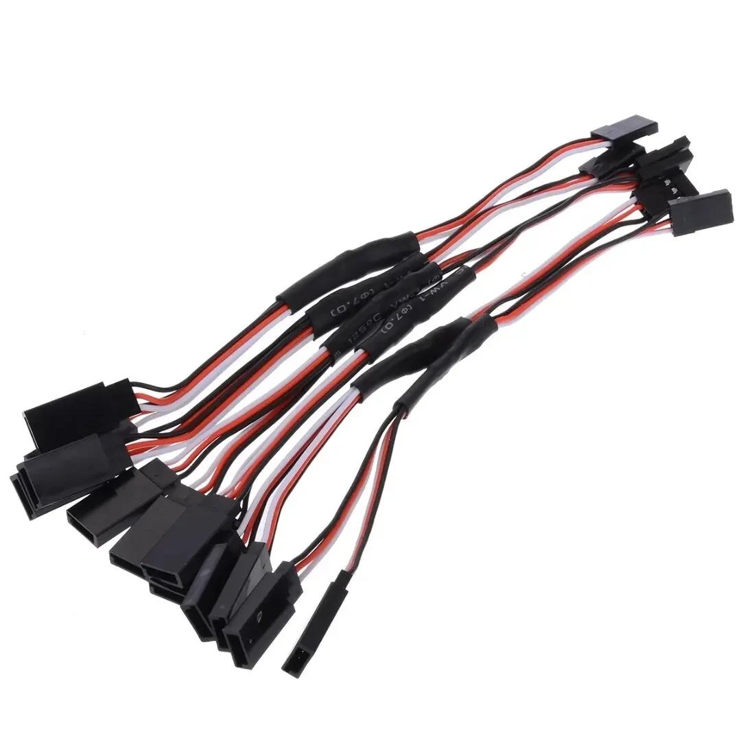 5 pièces 100/150/200/300/500mm RC Servo Y rallonge câble fil de plomb pour RC Servo JR Futaba RC avi