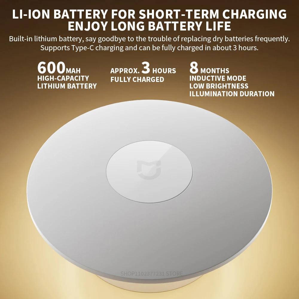 Nouvelle veilleuse MIJIA 3, luminosité réglable, capteur infrarouge intelligent de présence humaine,