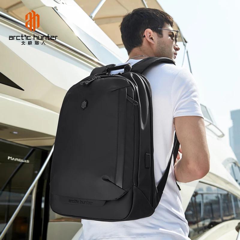 Arctic Hunter pochette d'ordinateur sac à dos collège Style conception Simple grande capacité hommes
