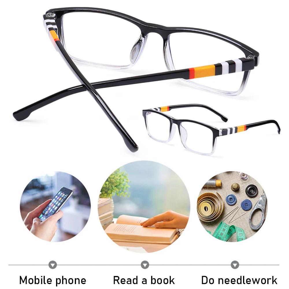Lunettes de lecture anti-lumière bleue unisexes, lunettes de protection des yeux ultra-légères, lune