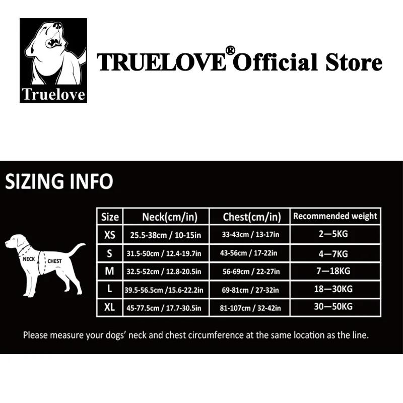 TRUE LOVE harnais pour animaux de compagnie sans traction en Nylon réfléchissant harnais pour chien 