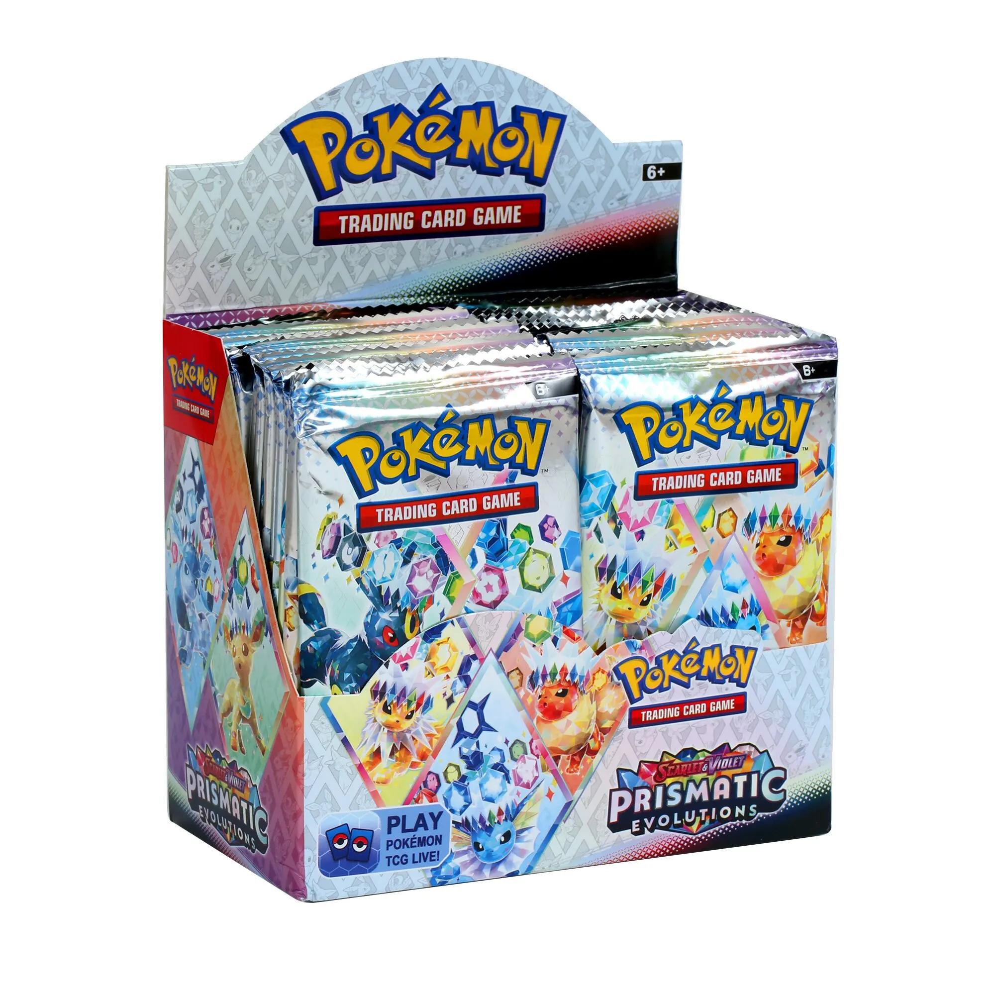 360 cartes Pokémon Prismatic Evolutions PHANTASMAL FLAMES Scarlet Violet 151 Black Bolt Booster Batt