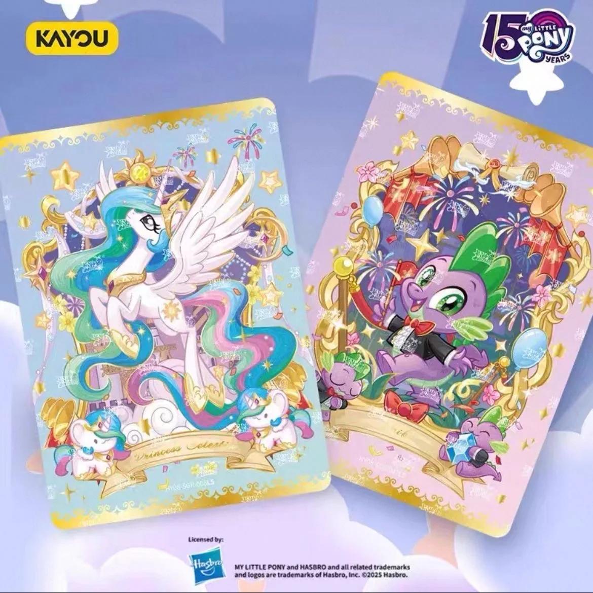 KAYOU – carte authentique My Little Pony Twilight Sparkle Applejack, collection l'amitié est éternel