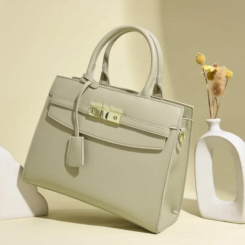 Sac fourre-tout pour femme en cuir de qualité supérieure, haut de gamme, Paris, tendance, look quoti