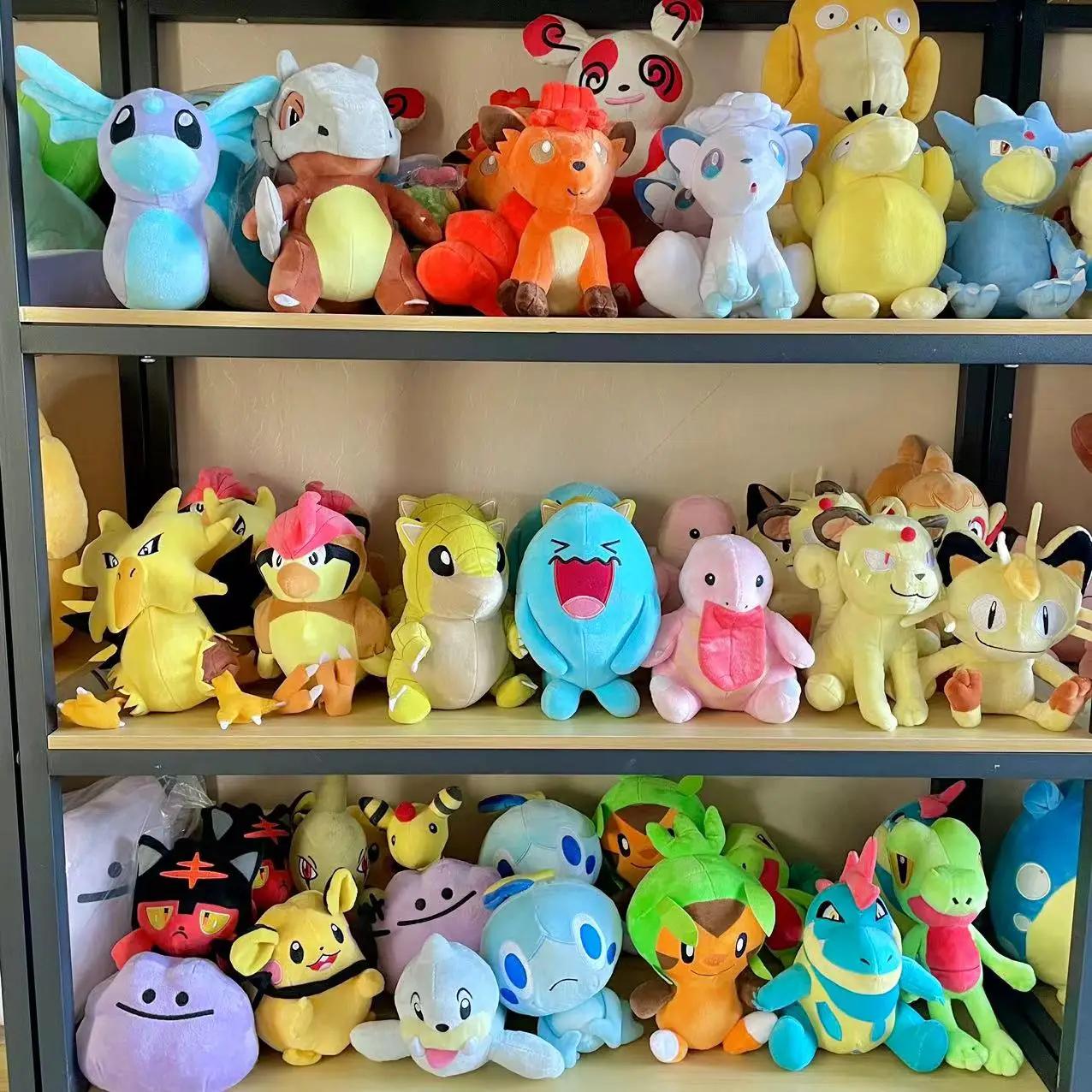 20 cm belle poupée en peluche Pokemon Diglett Growlithe dessin animé M. Jouet en peluche Mime Magnem