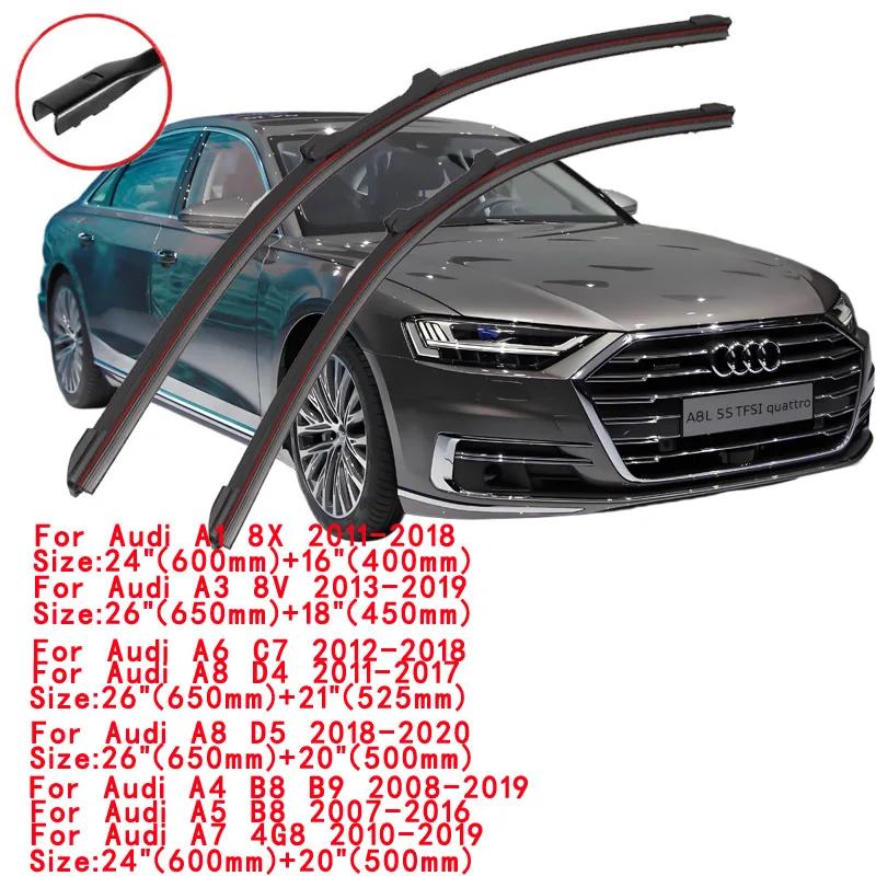 Balai d'essuie-glace de voiture, pour Audi A1 A3 A4 A5 A6 A7 A8, accessoires 8x8V B8 B9 8T C7 4G RS7