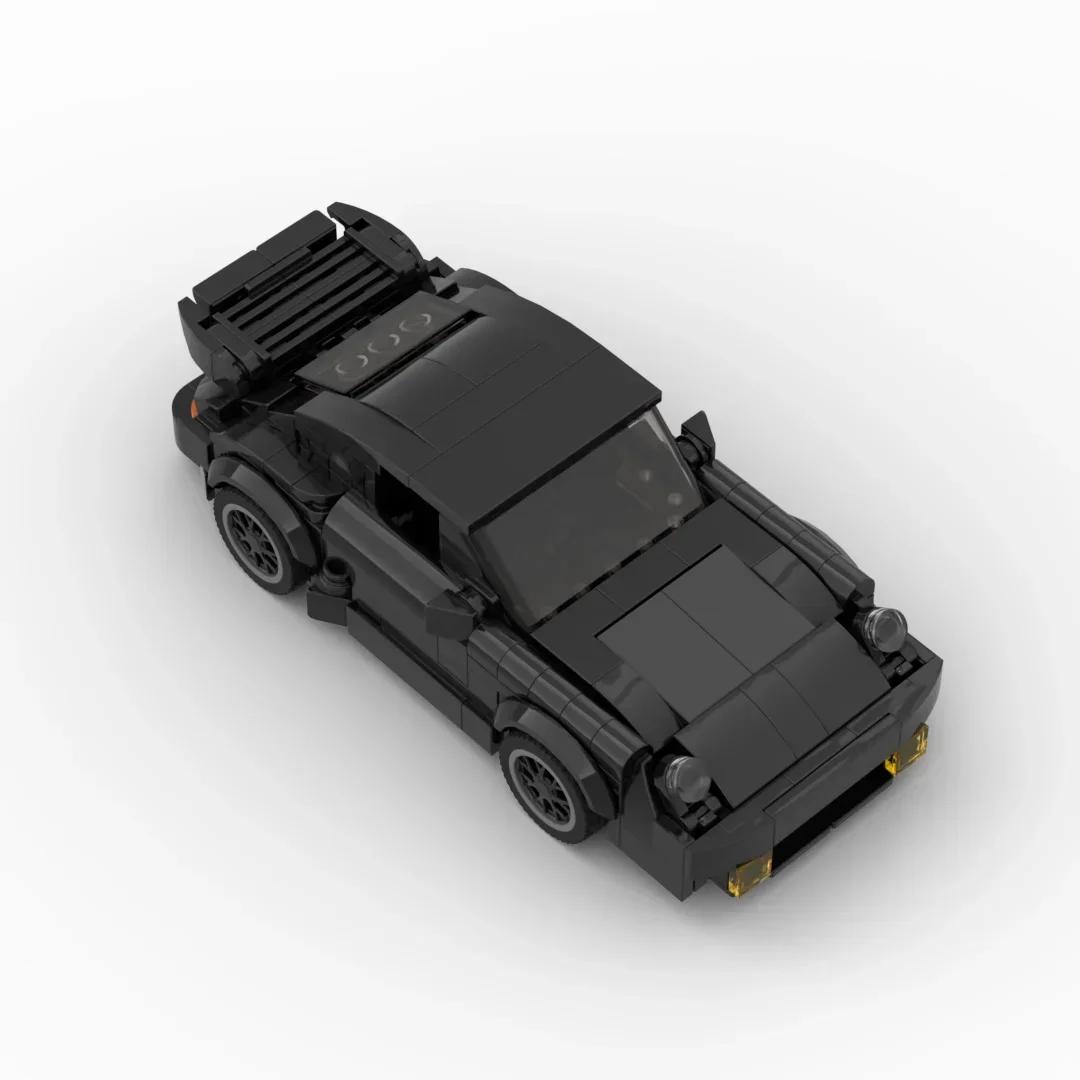 MOC Black Bird (930) blocs de construction de voiture de sport de course Turbo, véhicule de course e