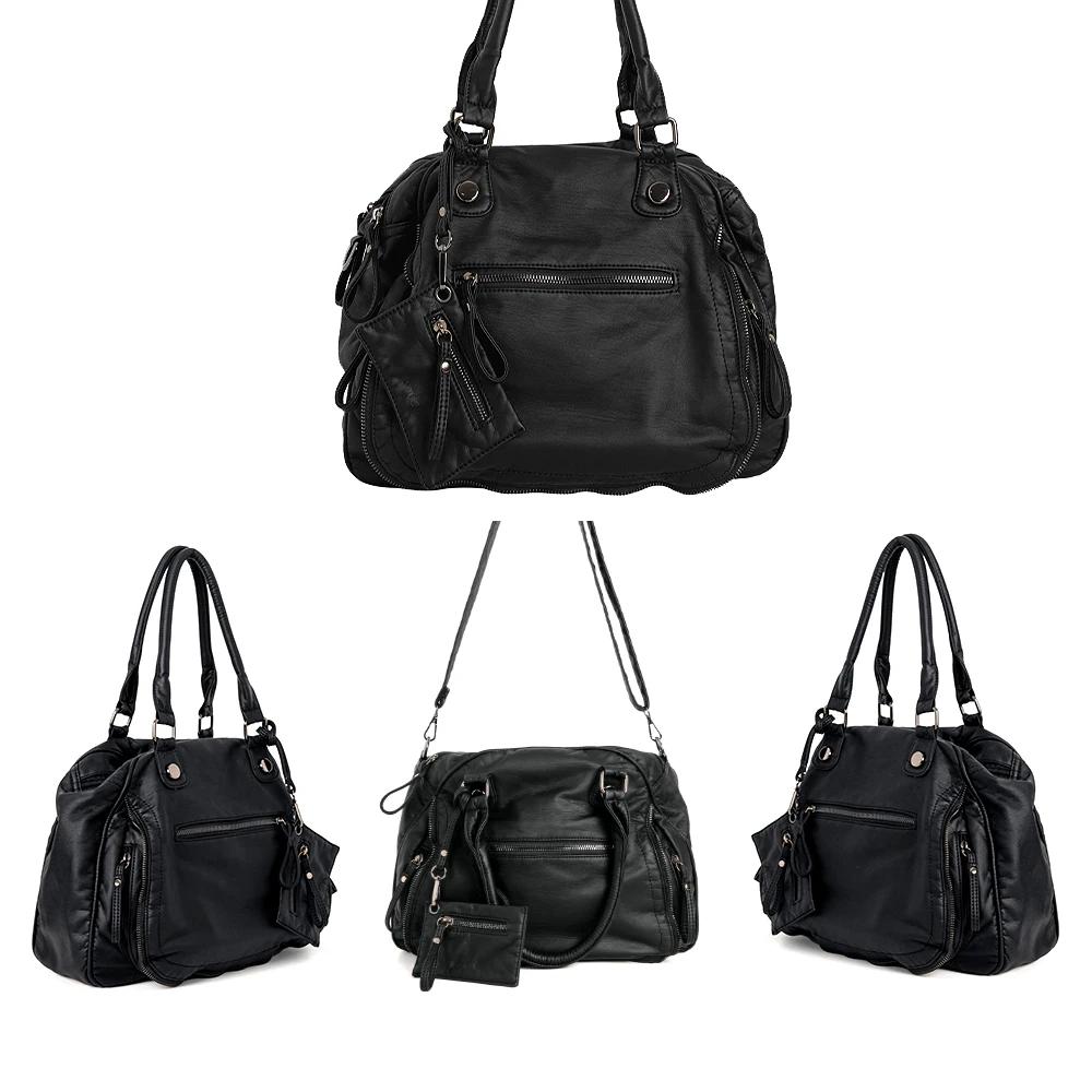 Annmouler – sac à main en cuir PU souple pour femmes, sac Design de marque, grande capacité, fourre-