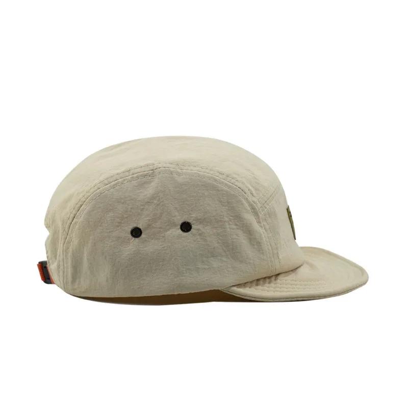 Casquette de Baseball à 5 panneaux, à la mode, à rabat, à séchage rapide, à bords plats, pour hommes