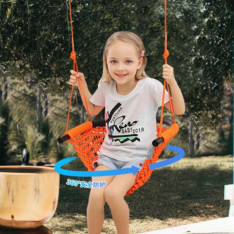 Hamac pour enfants, nid, balançoire, tissage à la main, aire de jeux, jouets d'intérieur, filet de c