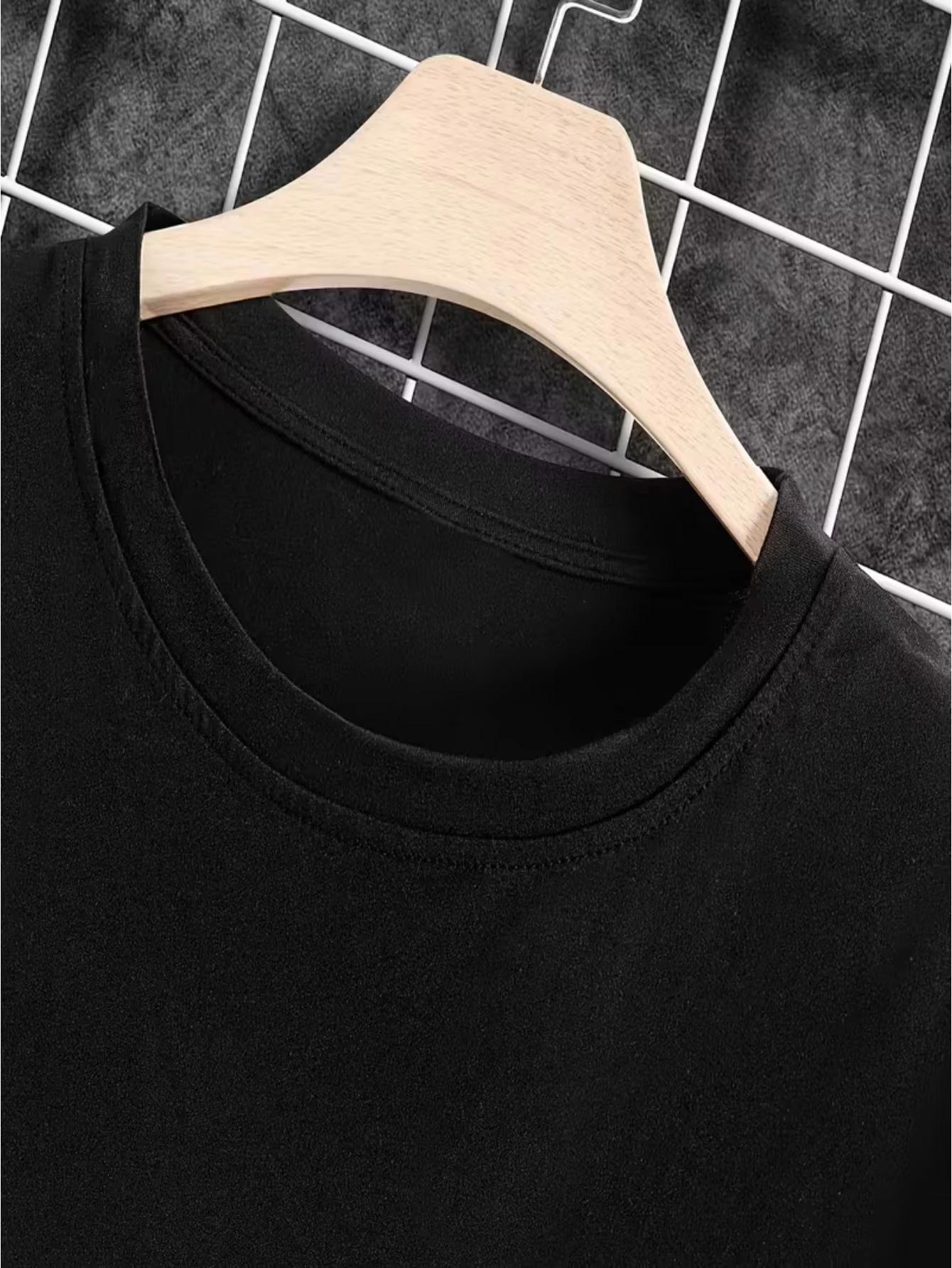 T-shirt unisexe en coton à manches courtes, coupe symétrique, collection mode 2026