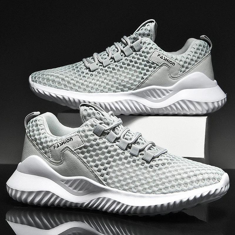 Chaussures décontractées d'été 2026 pour hommes : Mocassins respirants en maille, confortables, pour