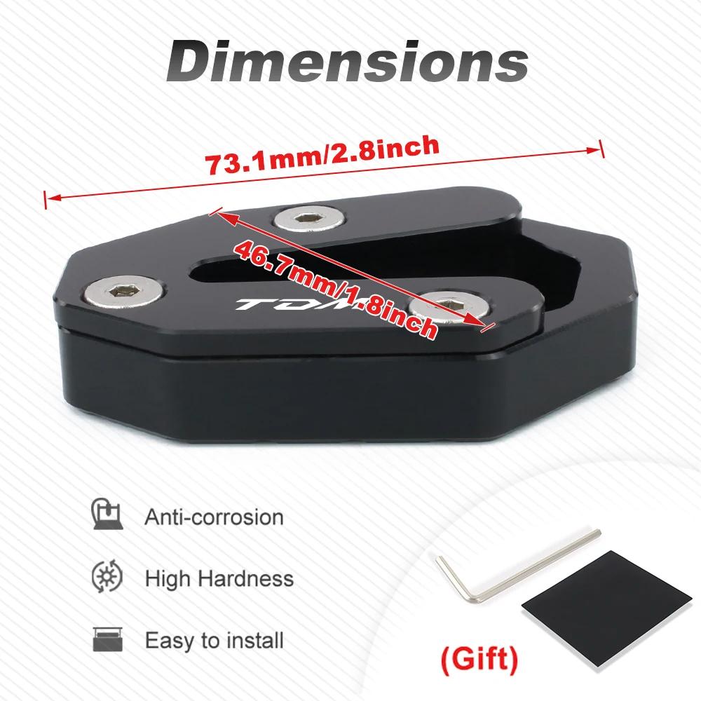 Ajustement pour Yamaha TDM900 TDM900A 2005-2010 Extension de moto support latéral plaque béquille ch