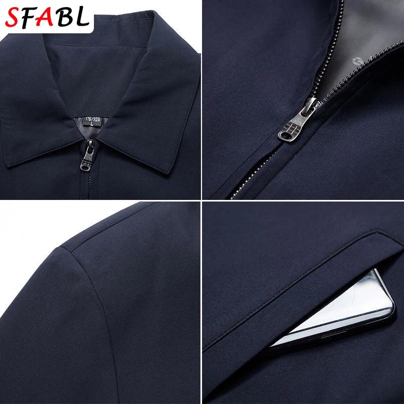 Veste à col rabattu pour homme, style décontracté et professionnel, nouvelle marque, couleur unie, v