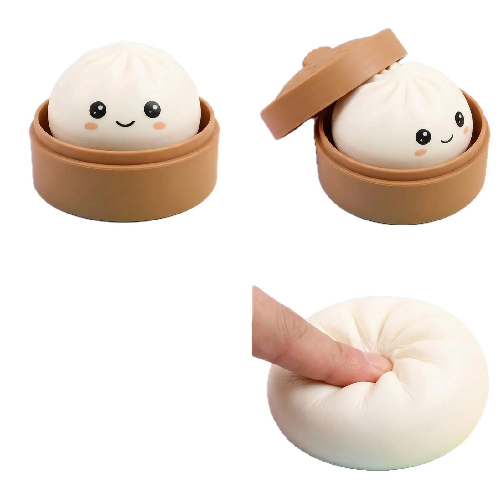 Jouet géant Squishies en forme de boulette, boulette scintillante à remontée lente, jouet anti-stres
