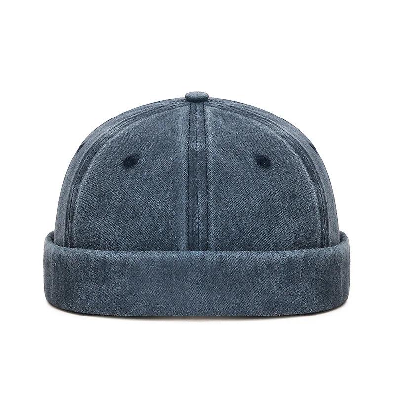 Casquette hip-hop délavée à capote souple de style rue – Chapeau de fermier unisexe et polyvalent