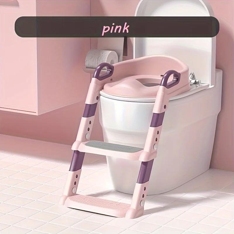Marchepied Pliable pour Enfants, Toilette pour Enfants, Pot Pliant, Siège d'Entraînement avec Marche