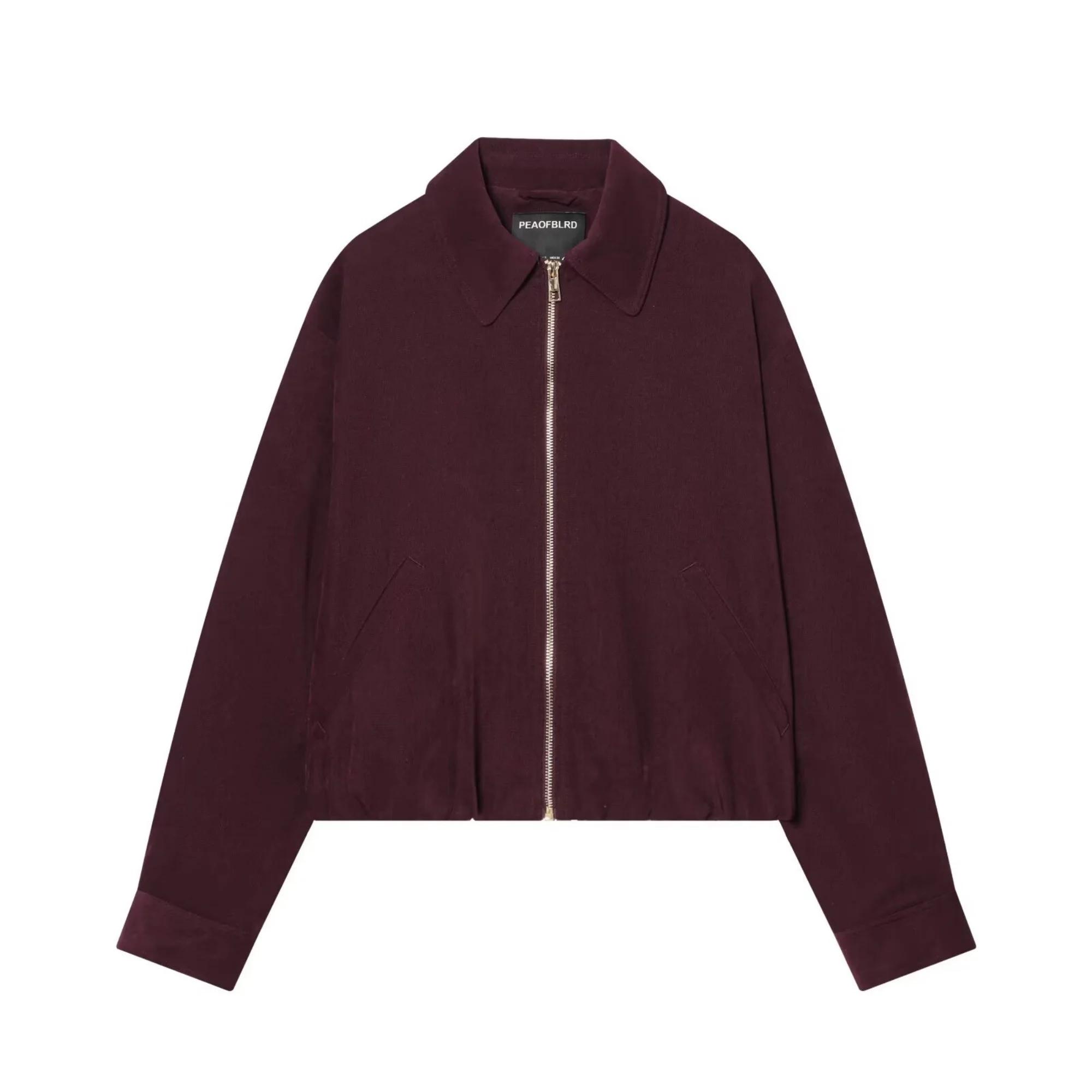 Ensemble veste et pantalon décontracté pour femme, veste de pilote ample et Simple à manches longues