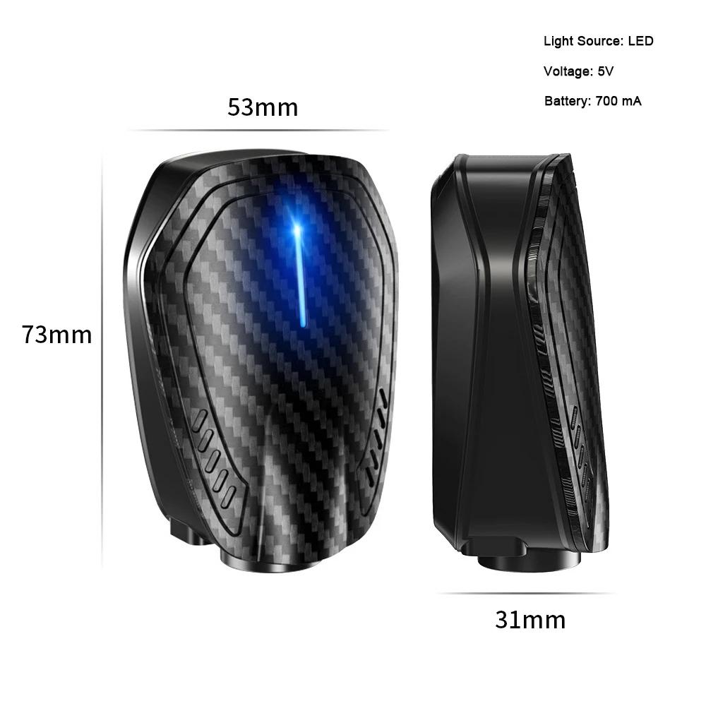 2 pièces USB Rechargeable N Logo porte de voiture HD lampes LED projecteur courtoisie bienvenue lumi
